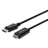CABLE DISPLAYPORT - HDMI M-M 4K 3.0M CABLE DISPLAYPORT - HDMI M-M 4K 3.0M