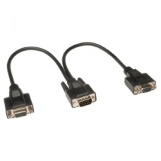 CABLE DIVISOR EN Y VGA DE ALTA RESOLUCION HD15 M A 2X H  30CM  . grande