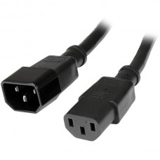 CABLE EXTENSION ALIMENTACION 91CM C14 A C13 14AWG CORRIENTE PC grande