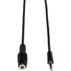 CABLE EXTENSION AUDIO ESTEREO MINI 3.5MM AUDIOFONOS M/H 1.83M . grande