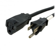 CABLE EXTENSOR DE ALIMENTACION PARA PC NEMA 5-15 H A M DE 91CM . grande