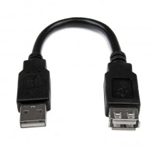 CABLE EXTENSOR USB 2.0 MACHO A HEMBRA DE 15CM          . grande