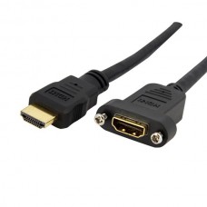 CABLE HDMI DE 91CM DE PANEL HEMBRA A MACHO grande