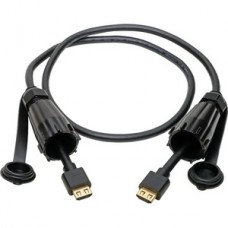 CABLE HDMI DE ALTA VELOCIDAD CONECTOR CAPUCHA IP67 M/M 0.91 M grande