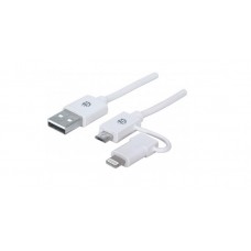 CABLE ILYNK LIGHTNING+ MICROUSB A USB (2 EN 1). grande