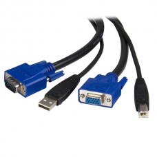 CABLE KVM UNIVERSAL 2 EN 1 PS/2 HD-15 VGA DE 3M            . grande