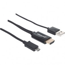 CABLE MHL MICRO USB A HDMI ALIMENTACION USB DISPOSITIVOS A TV grande