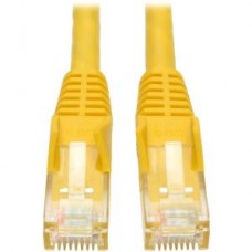 CABLE PATCH CAT6 UTP MOLDEADO SNAGLESS RJ45 M/M AMARILLO  1.52M grande