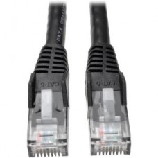 CABLE PATCH CAT6 UTP MOLDEADO SNAGLESS RJ45 M/M NEGRO  0.61M grande