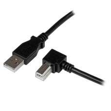 CABLE USB 1M IMPRESORA USB A USB B ACODADO ANGULO DERECHO    . grande