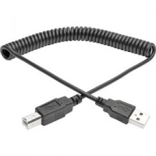 CABLE USB 2.0 A/B DE ALTA VELOCIDAD EN ESPIRAL  M/M 1.8M grande