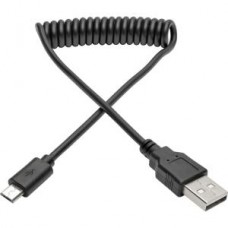 CABLE USB 2.0 A/MICRO B DE ALTA VELOCIDAD ESPIRAL M/M 1.83M grande