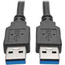 CABLE USB 3.0 SUPERSPEED A/A M/M NEGRO 0.91 M Ý3 PIES¨ grande