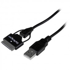 CABLE USB 65CM COMBO CARGADOR MICRO USB SAMSUNG GALAXY TAB    . grande