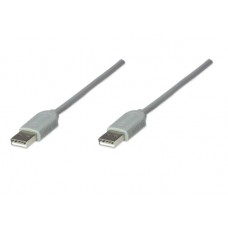 CABLE USB A-A 1.8M  GRIS .                               . grande