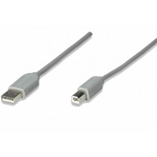 CABLE USB A-B 1.8M IMPRESORA GRIS grande