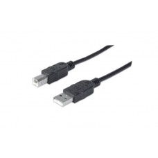 CABLE USB A-B 1.8M IMPRESORA NEGRO                           . grande