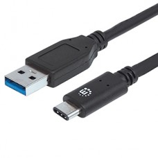 CABLE USB-C V3.1  C-A 0.5M NEGRO grande