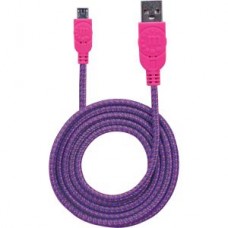 CABLE USB MICRO B 1.0M COLOR ROSA/MORADO grande