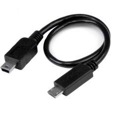 CABLE USB OTG 20CM ADAPTADOR MICRO USB A MINI USB            . grande