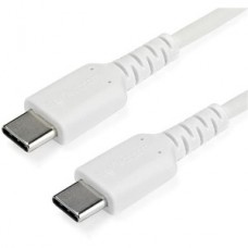 CABLE USB TIPO C DE 1 M - BLANCO - CON FIBRA ARAMIDA grande