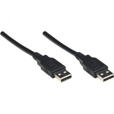 CABLE USB V2.0 A-A  1.8M  NEGRO . grande