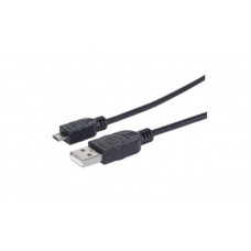 CABLE USB V2.0 A-MICRO B 0.5M NEG BB                          . grande