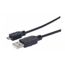 CABLE USB V2.0 A-MICRO B 1.8M NEG BB                          . grande