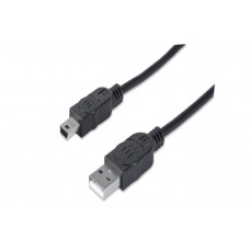 CABLE USB V2.0 A-MINI B 1.8M NEGRO                           . grande