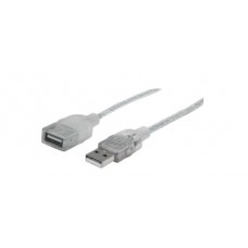 CABLE USB V2.0 EXT. 1.8M PLATA                           . grande