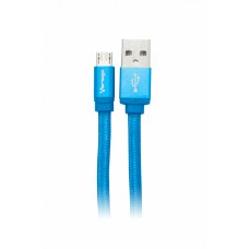 CABLE USB VORAGO CAB-113 AZUL USB 2 A MICRO USB 1METROS BOLSA grande