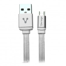 CABLE USB VORAGO CAB-113 BLANCO USB 2 A MICRO USB 1METROS BOLSA grande