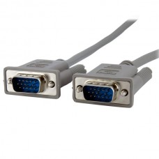 CABLE VGA 1.8M PANTALLA MONITOR HD15 GRIS 2X MACHO      . grande