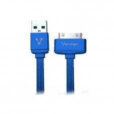 CABLE VORAGO CAB-118 USB-APPLE DOCK 1 METRO AZUL BOLSA grande