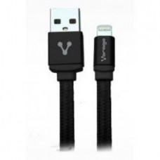 CABLE VORAGO CAB-119 NEGRO USB APPLE LIGHTNING 1 METRO NEGRO BOLS grande