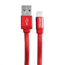 CABLE VORAGO CAB-119 ROJO USB A PPLE LIGHTNING 1 METRO ROJO BOLS. grande