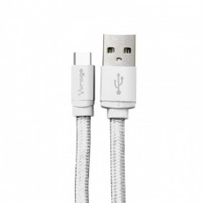 CABLE VORAGO CAB-123 USB-TIPO C 1 METRO CARGA RAPIDA BLANCO grande