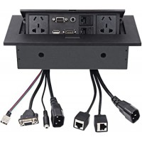 CAJA DE CONEXIÓN PARA MESA CON ENCHUFE  USB CAJA DE CONEXIÓN PARA MESA CON ENCHUFE  USB