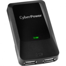 CARGADOR USB CYBERPOWER         2 USB 1 CONTACTO PARA CASA 2YW  .   grande