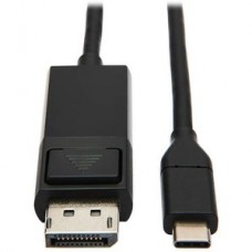 CBL ADPTDOR USB-C A DSPLYPORT CONECTOR DE SEGURIDAD 4K NEGRO 0.9M grande