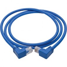 CBLE PATCH CAT6 UTP RJ45 ÁNGLO ARRIBA / ÁNGULO ABAJO M/M 1.2M AZUL grande