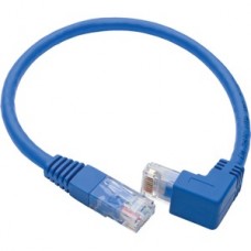 CBLE PTCH CAT6 UTP RJ45 ÁNGULO HACIA ABAJO 30.5CM M/M MODEADO AZUL grande