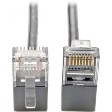 CBLE PTCH CAT6 UTP RJ45 ÁNGULO RECTO 61 CM SNGLSS MLD DLGDO GRIS grande