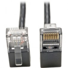 CBLE PTCH CAT6 UTP RJ45 ÁNGULO RECTO 61 CM SNGLSS MLD DLGDO NEGRO grande