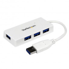 CONCENTRADOR HUB USB 3.0 4 PUERTOS PARA LAPTOP BLANCO    . grande