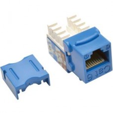 CONECTOR KEYSTONE JACK 110 PUNCHDOWN CAT6/CAT5E  AZUL      . grande