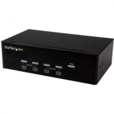 CONMUTADOR KVM 4 PUERTOS VGA DOBLES 2 PUERTOS USB AUDIO grande