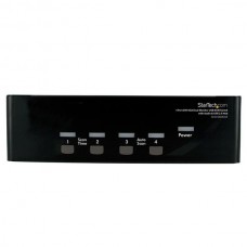 CONMUTADOR SWITCH KVM DE 4 PC 2 PANTALLAS DVI VGA AUDIO USB grande