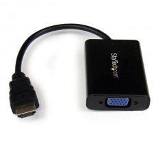 CONVERTIDOR ADAPTADOR HDMI A VGA HD15 CON AUDIO 1920X1200 grande