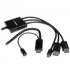 CONVERTIDOR HDMI DISPLAYPORT MINI DISPLAYPORT A HDMI CABLE 2M grande